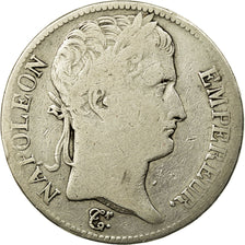 Moneda, Francia, Napoléon I, 5 Francs, 1811, La Rochelle, BC+, Plata, KM:694.6