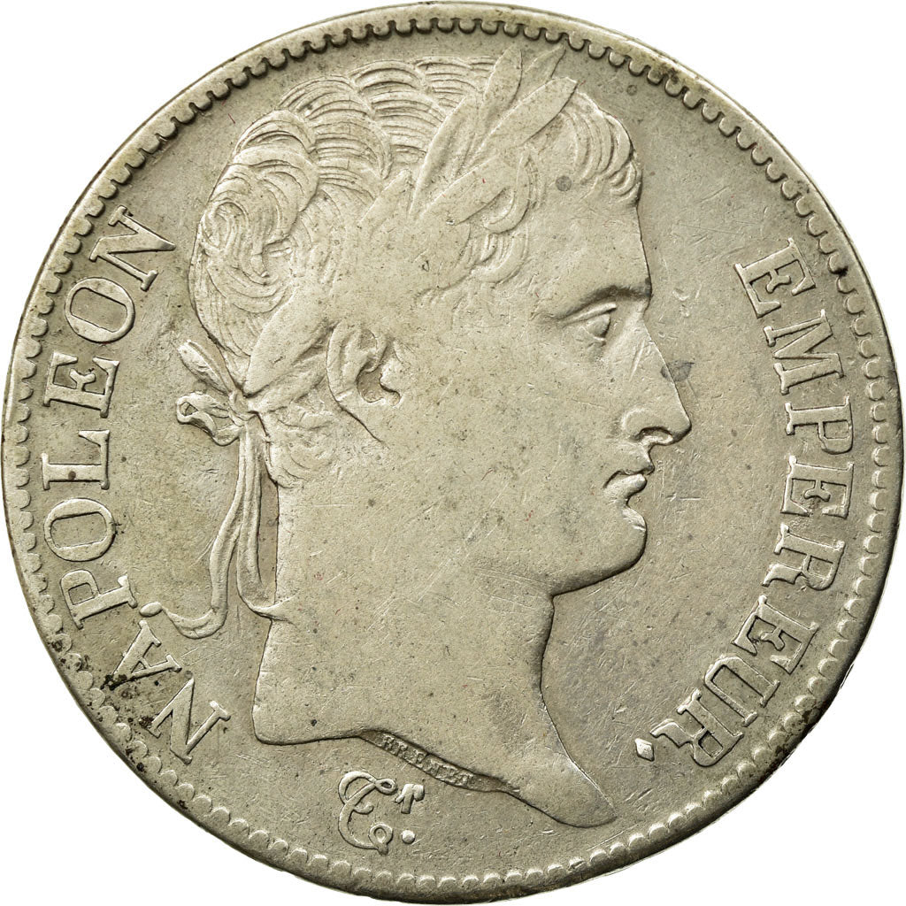 Moneda, Francia, Napoléon I, 5 Francs, 1812, Toulouse, BC+, Plata, KM:694.10