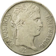 Moneda, Francia, Napoléon I, 5 Francs, 1812, Toulouse, BC+, Plata, KM:694.10