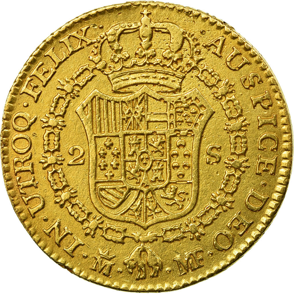 Münze, Spanien, Charles IV, 2 Escudos, 1790, Madrid, S+, Gold, KM:435.1