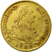 Coin, Spain, Charles IV, 2 Escudos, 1789, Madrid, VF(30-35), Gold, KM:435.1