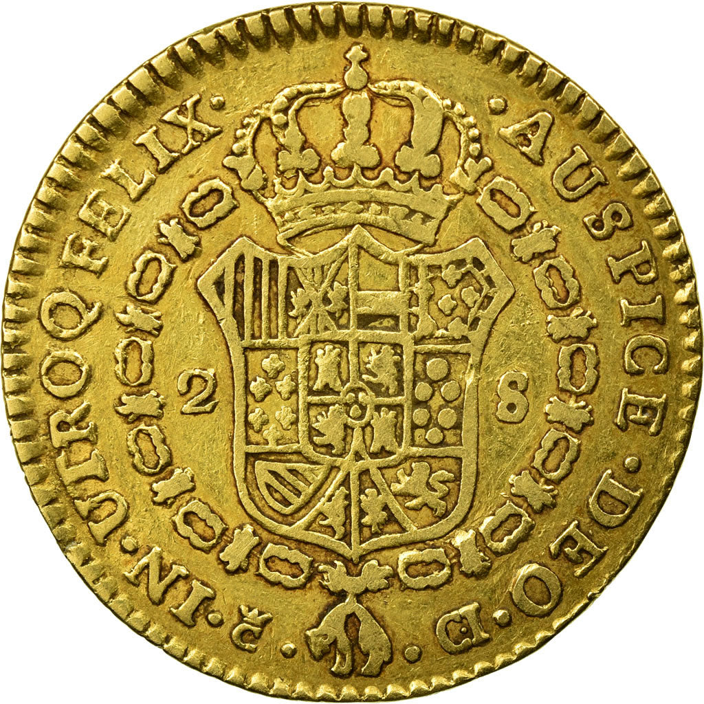 Coin, Spain, Ferdinand VII, 2 Escudos, 1812, Cadiz, VF(20-25), Gold, KM:468