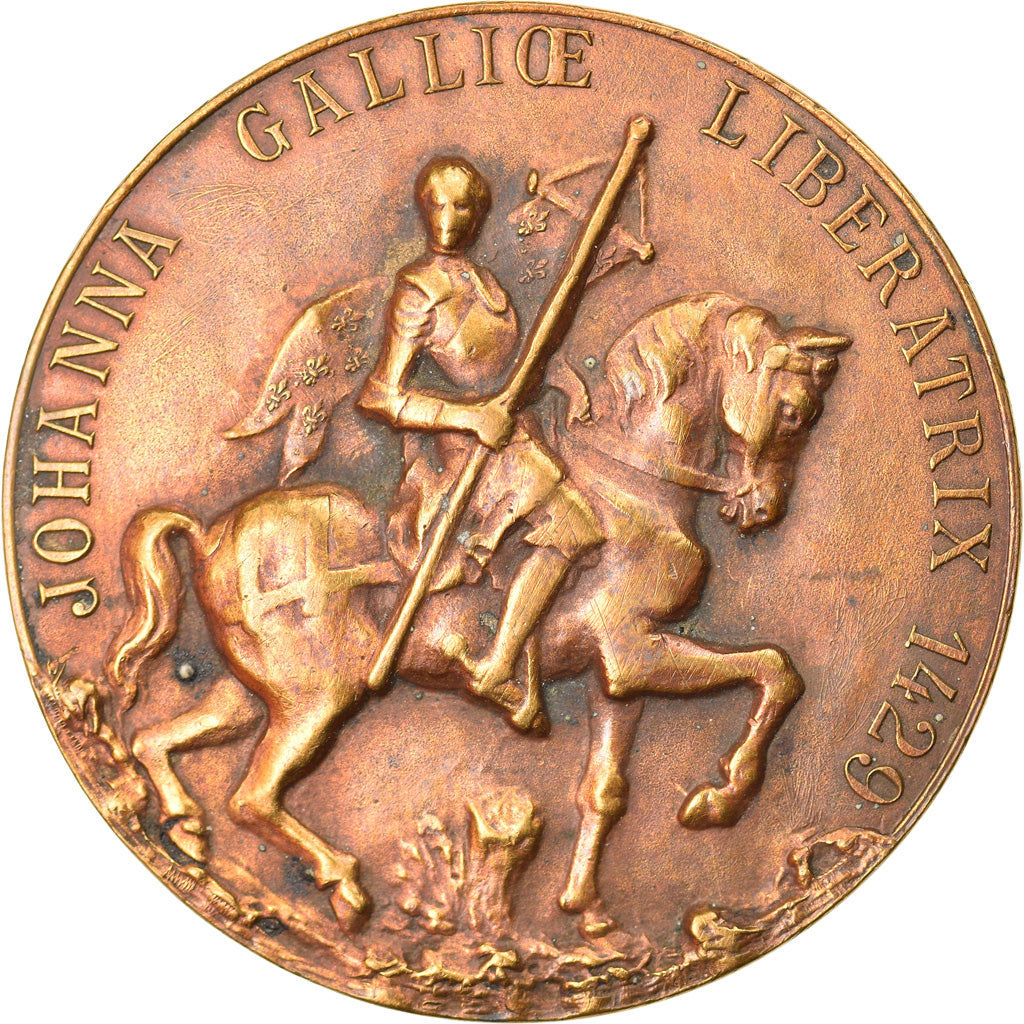 Frankrijk, Medaille, Jeanne d'Arc, Héroïne de France, Domrémy, History, PR
