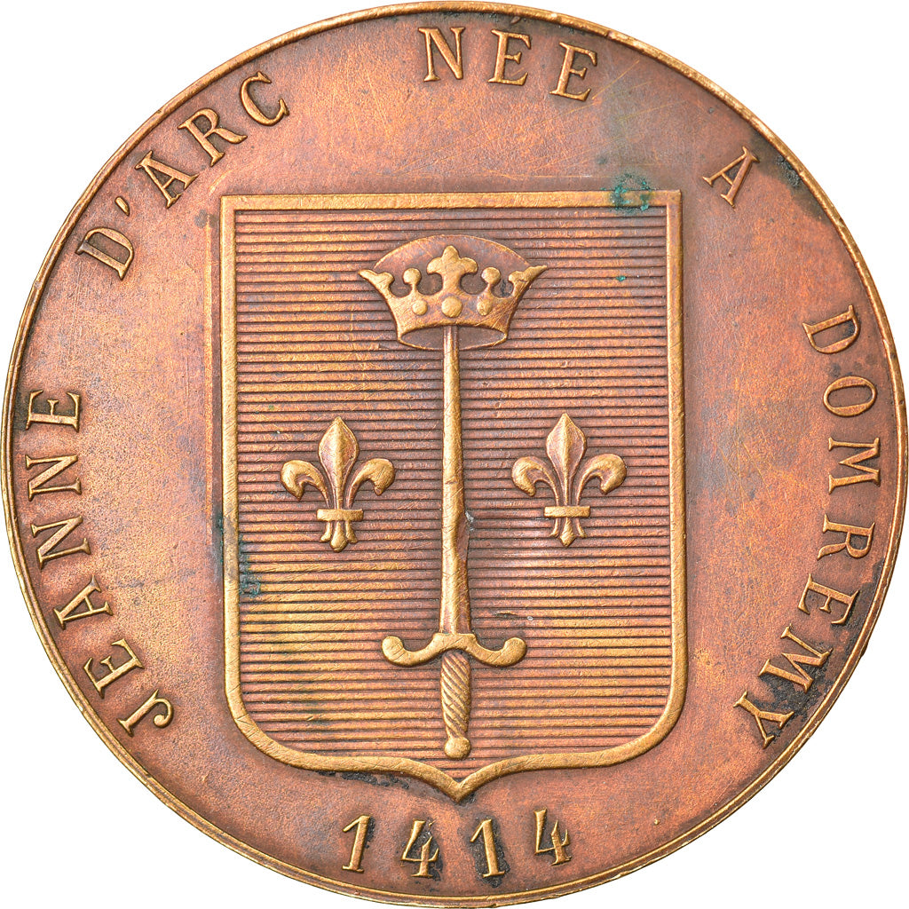 Frankrijk, Medaille, Jeanne d'Arc, Héroïne de France, Domrémy, History, PR