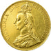 Grande-Bretagne, Victoria, 5 Pounds, 1887, SUP, Gold, KM:769