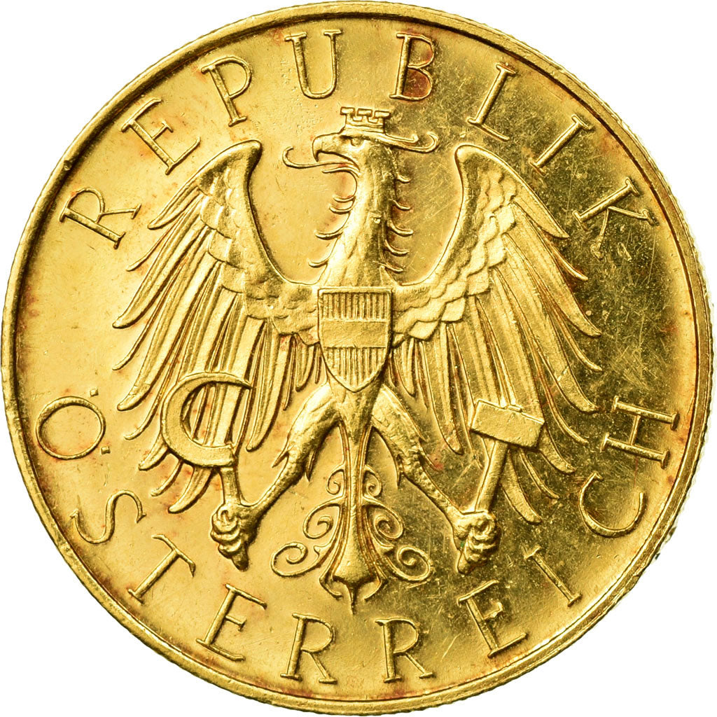 Coin, Austria, 25 Schilling, 1928, MS(63), Gold, KM:2841