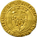 Münze, Frankreich, Charles VII, 1/2 ECU D'or, Paris, SS+, Gold, Duplessy 513