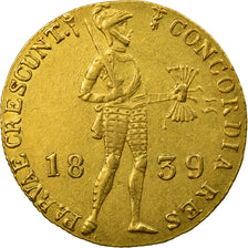 Coin, Netherlands, William I, Ducat, 1839, Utrecht, AU(50-53), Gold, KM:50.1