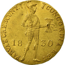 Moeda, Países Baixos, William I, Ducat, 1830, Utrecht, AU(50-53), Dourado