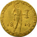 Coin, Netherlands, William I, Ducat, 1814, Utrecht, EF(40-45), Gold, KM:45