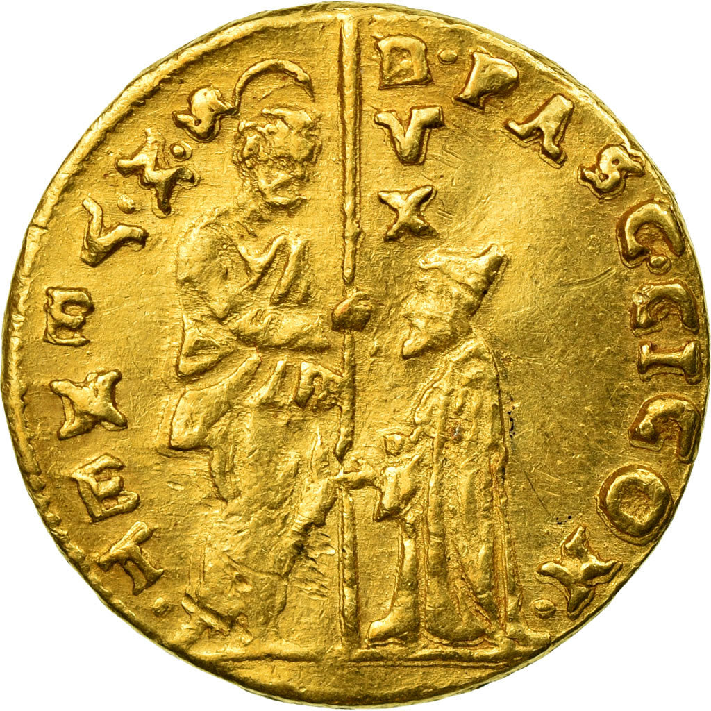 Coin, ITALIAN STATES, VENICE, Pasquale Cigogna (1585-1595), Zecchino, Venice