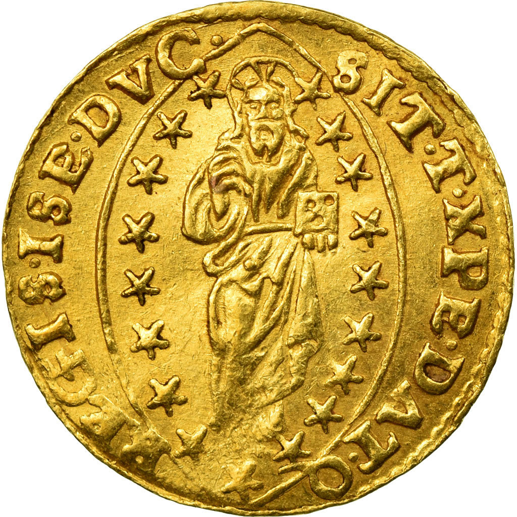 Coin, ITALIAN STATES, VENICE, Pasquale Cigogna (1585-1595), Zecchino, Venice
