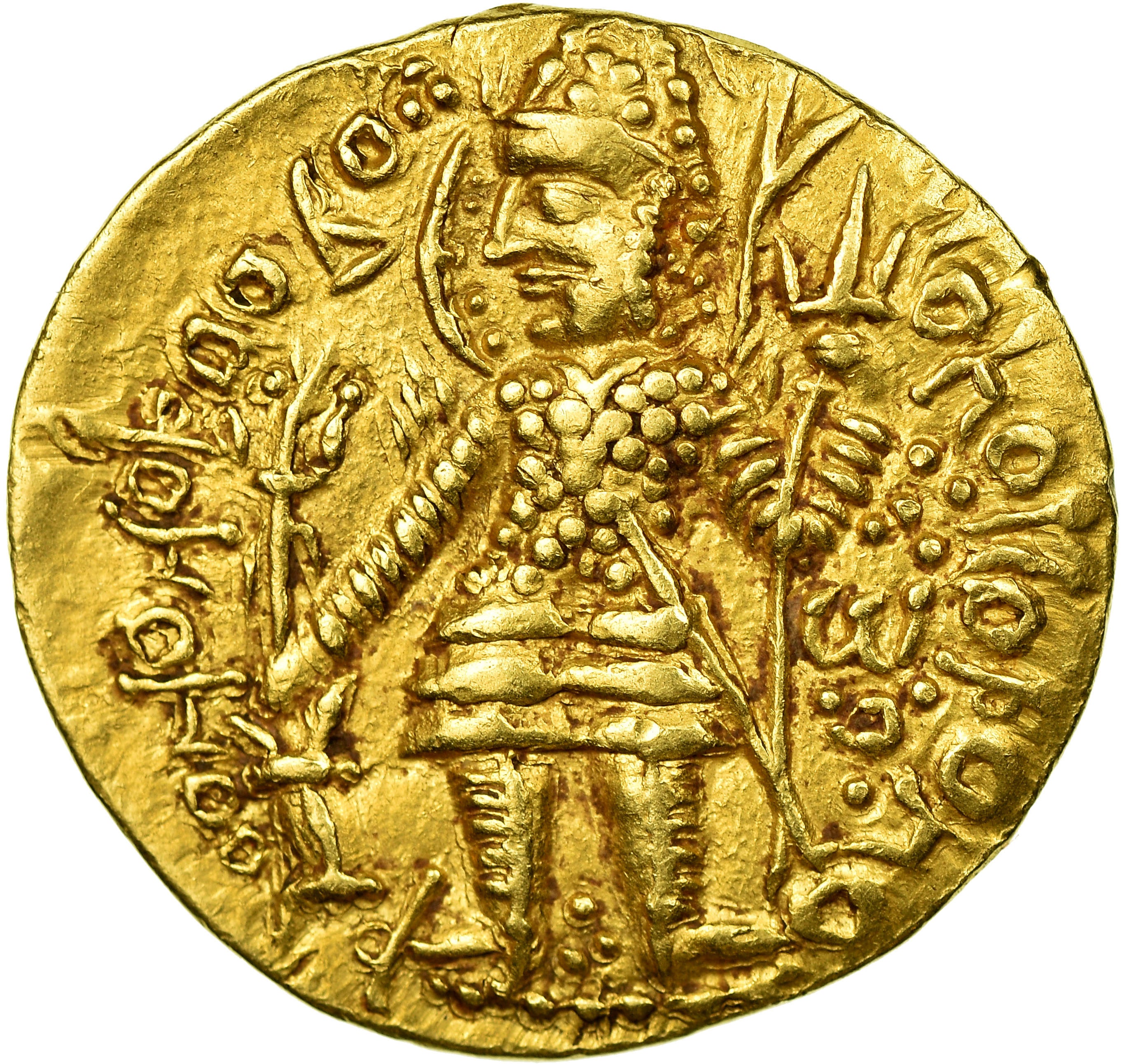 Coin, Kushan Empire, Vasu Deva (190-230), Vasu Deva, Kushans, Stater, 190-230