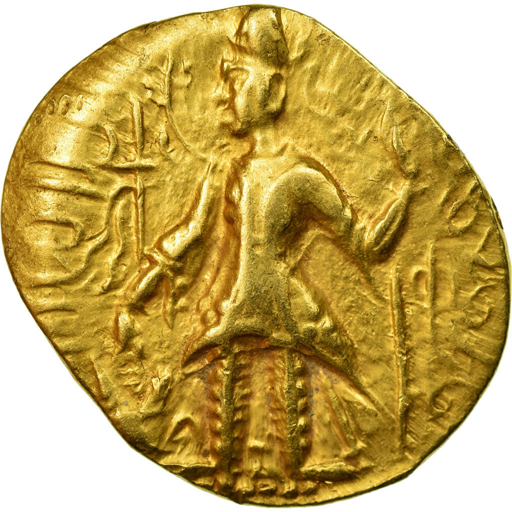 Coin, Kushan Empire, Vasu Deva III, Dinar, 260-300, AU(50-53), Gold