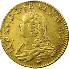 Münze, Frankreich, Louis XV, Louis d'or aux lunettes, 1728, Paris, KM 489.1