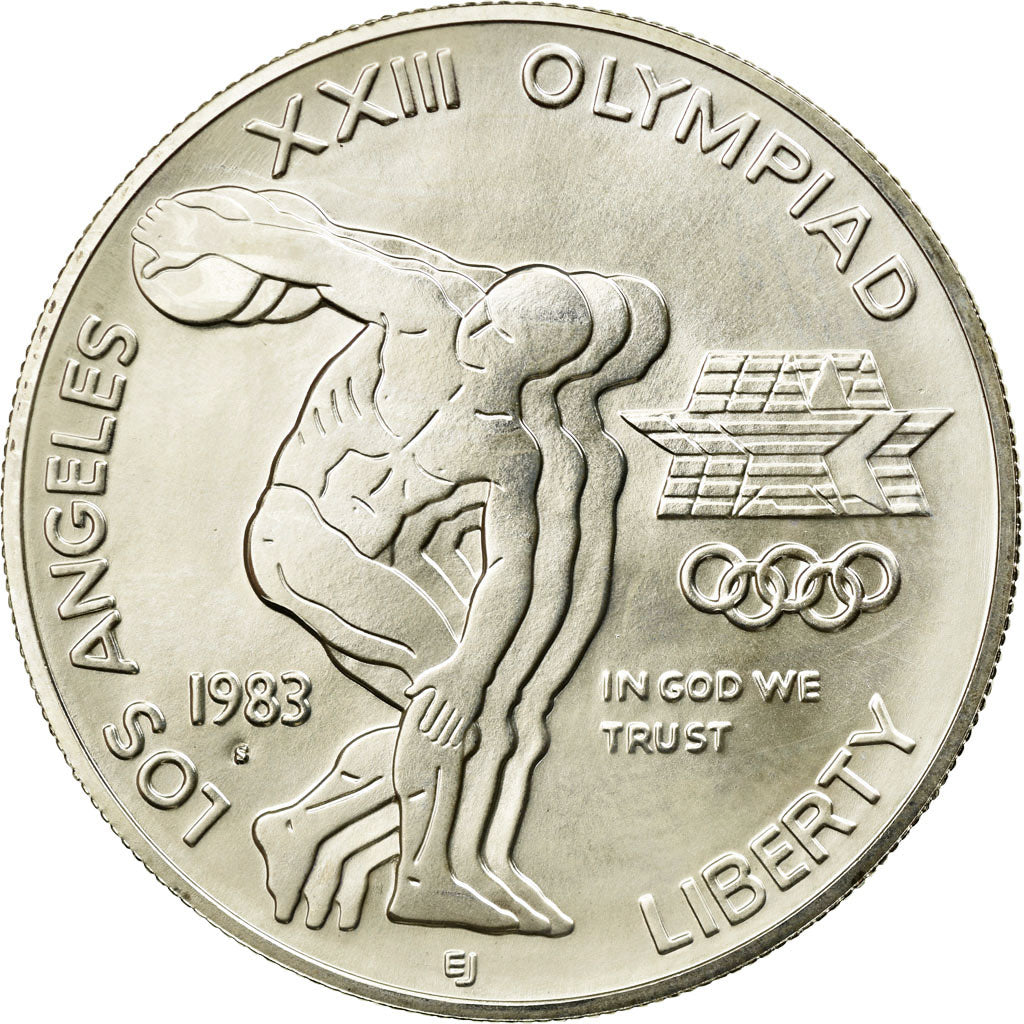 Moneta, USA, Dollar, 1983, U.S. Mint, San Francisco, MS(65-70), Srebro, KM:209