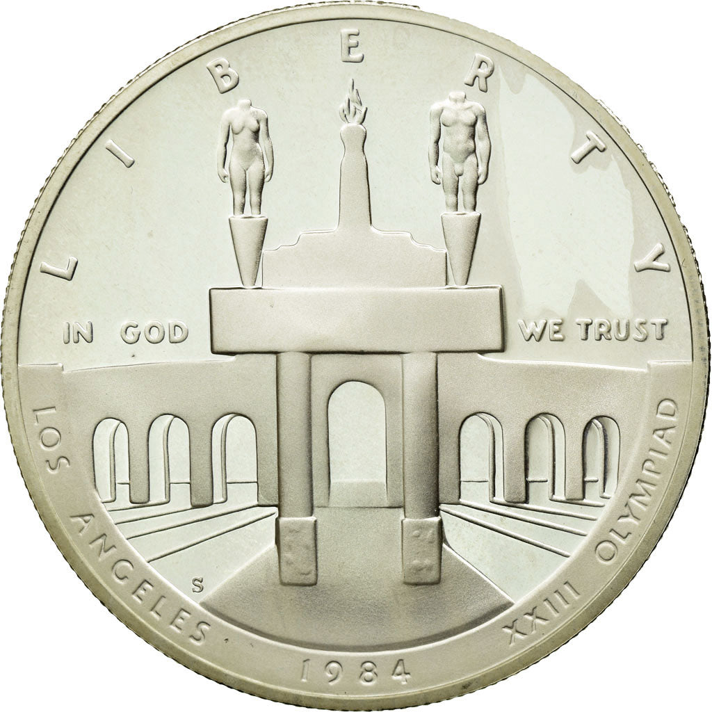 Coin, United States, Dollar, 1984, U.S. Mint, San Francisco, MS(65-70), Silver