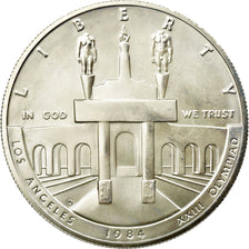 Coin, United States, Dollar, 1984, U.S. Mint, Denver, MS(65-70), Silver, KM:210
