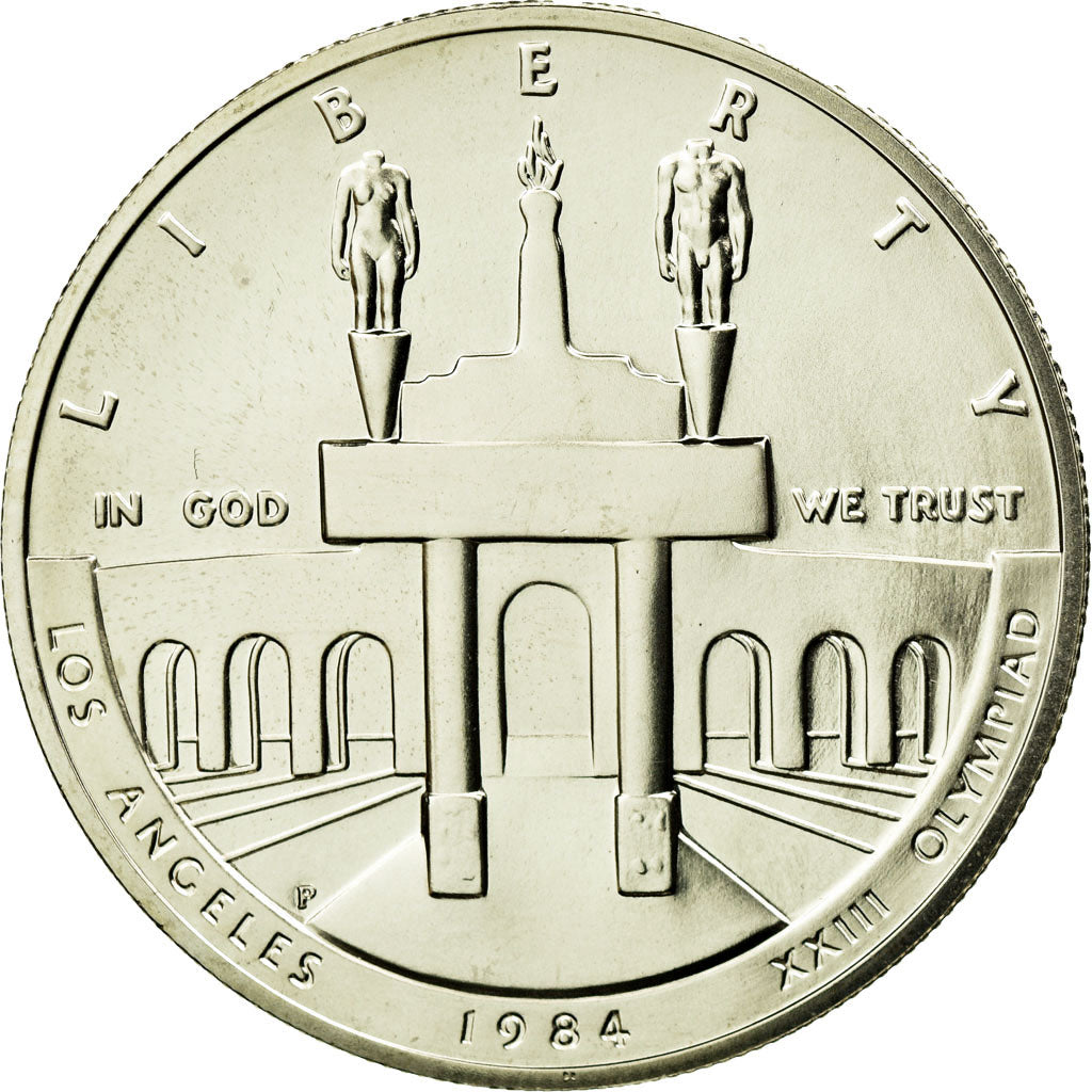 Coin, United States, Dollar, 1984, U.S. Mint, Philadelphia, MS(65-70), Silver