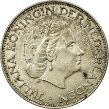 Münze, Niederlande, Juliana, 2-1/2 Gulden, 1960, VZ, Silber, KM:185
