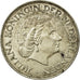 Münze, Niederlande, Juliana, 2-1/2 Gulden, 1960, VZ, Silber, KM:185