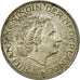 Coin, Netherlands, Juliana, 2-1/2 Gulden, 1961, AU(55-58), Silver, KM:185