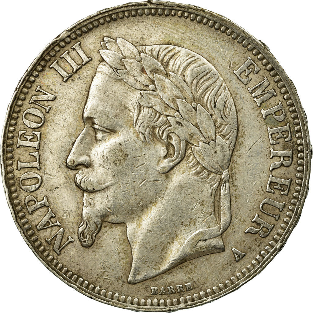 Münze, Frankreich, Napoleon III, Napoléon III, 5 Francs, 1868, Paris, SS