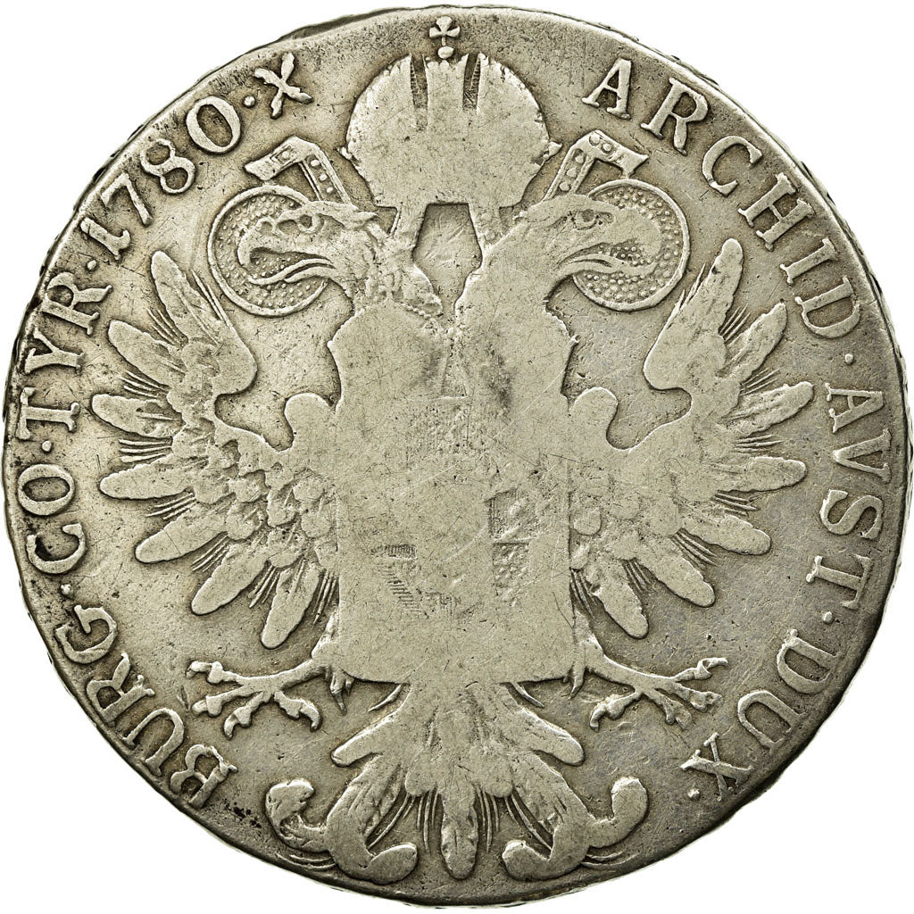 Coin, Austria, Joseph II, Thaler, 1780, Vienna, Official restrike, VF(20-25)