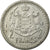 Moeda, Mónaco, Louis II, 2 Francs, Undated (1943), EF(40-45), Alumínio, KM:121