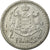 Coin, Monaco, Louis II, 2 Francs, Undated (1943), EF(40-45), Aluminum, KM:121