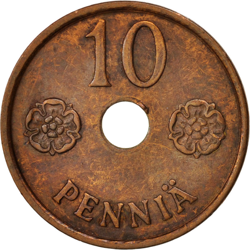 Finnland, 10 Pennia, 1941, KM:33.1