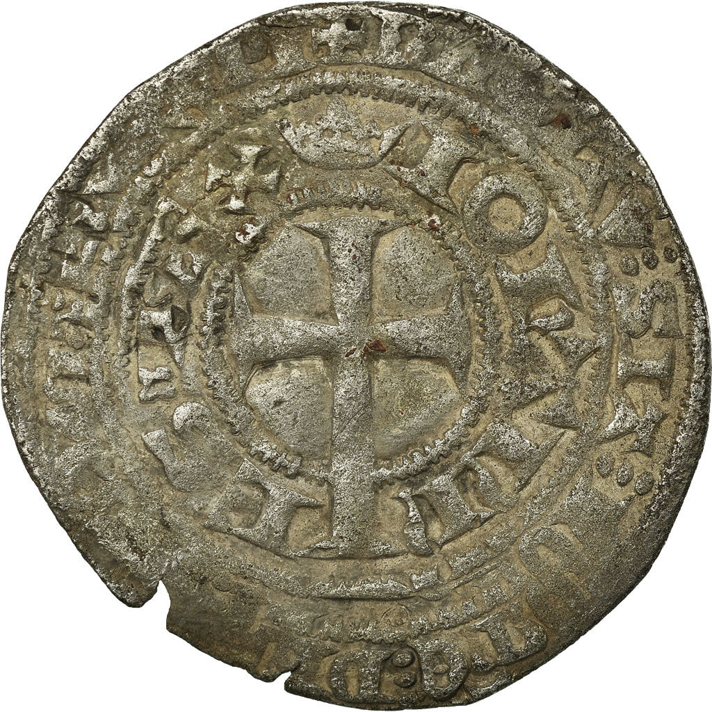 Coin, France, Jean II le Bon, Jean II le Bon, Gros à la queue, 3rd emission
