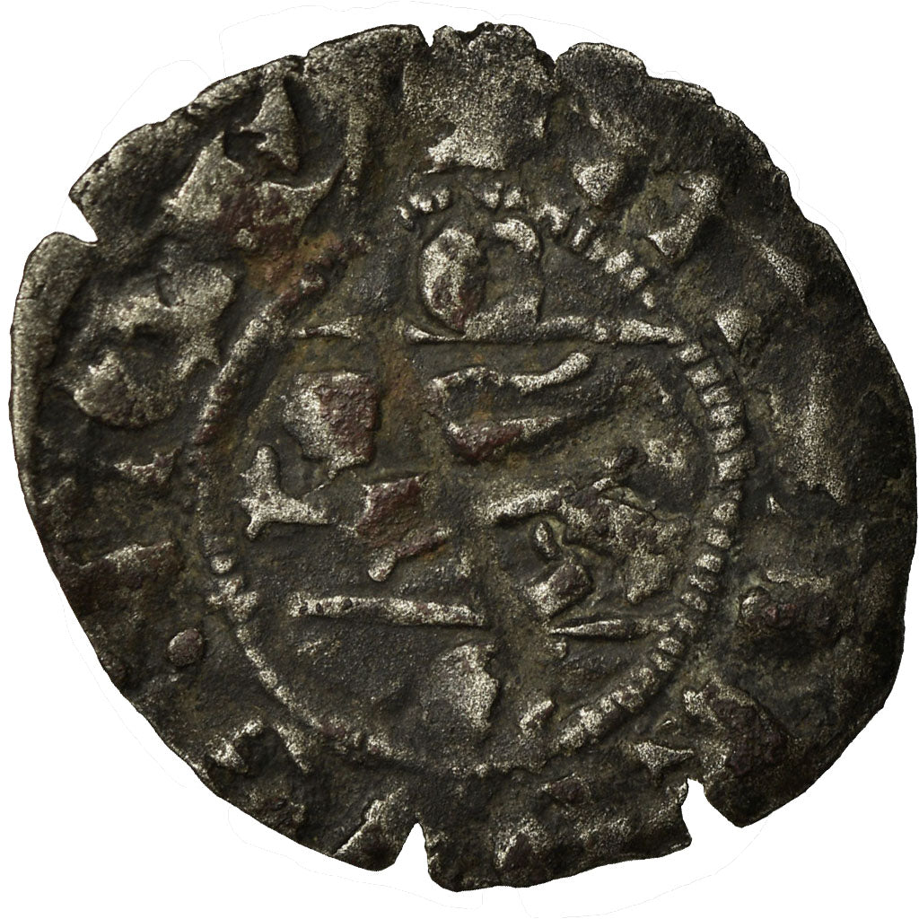 Coin, Aquitaine, Edward III, Denarius, Denarius, VF(20-25), Silver