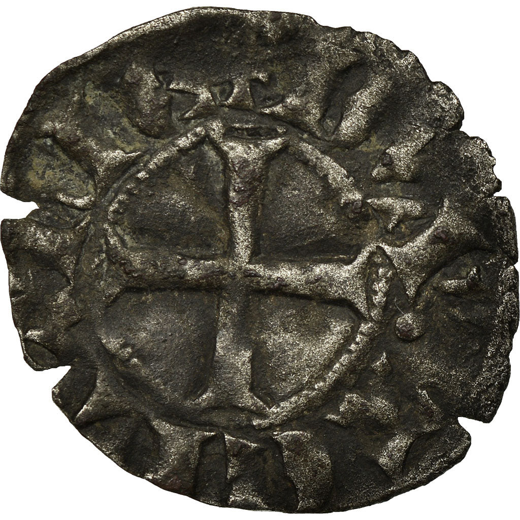 Coin, Aquitaine, Edward III, Denarius, Denarius, VF(20-25), Silver