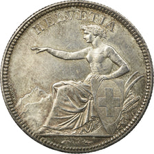 Moneta, Svizzera, 5 Francs, 1851, Paris, SPL-, Argento, KM:11