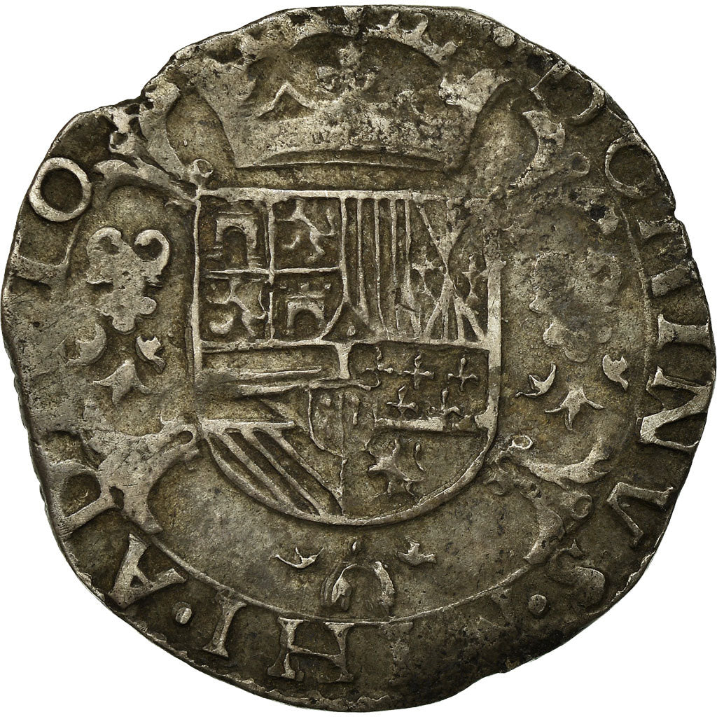 Spanish Netherlands, Flanders, Philip II, Philippe II, 1/5 Ecu, 1571, Bruges