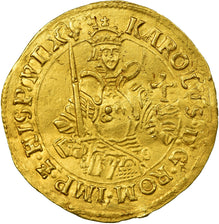 Belgium, Charles Quint, Réal Or, Antwerp, 2nd Emission, AU(50-53), Gold