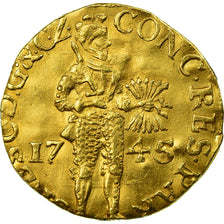 Coin, Netherlands, GELDERLAND, Ducat, 1745, EF(40-45), Gold, KM:78