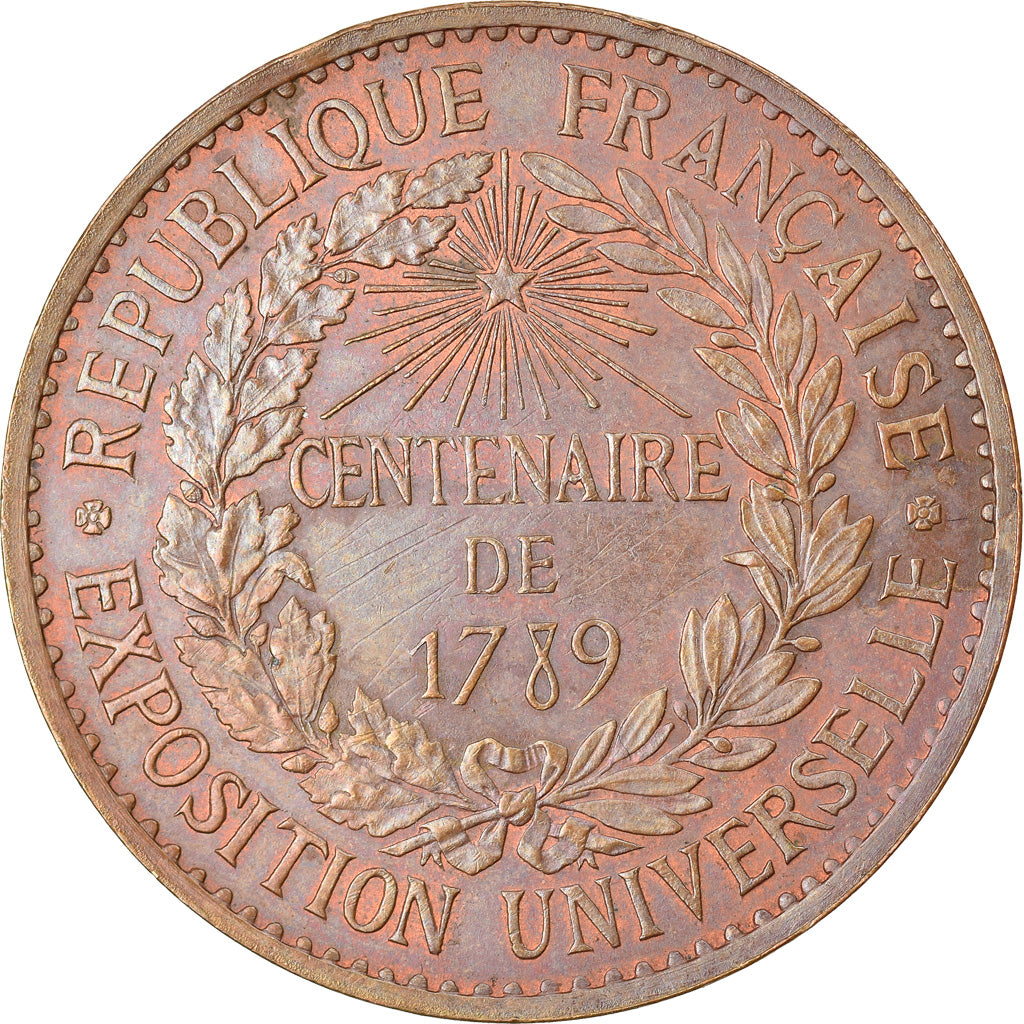 France, Medal, Exposition universelle de Paris, 1889, MS(60-62), Bronze