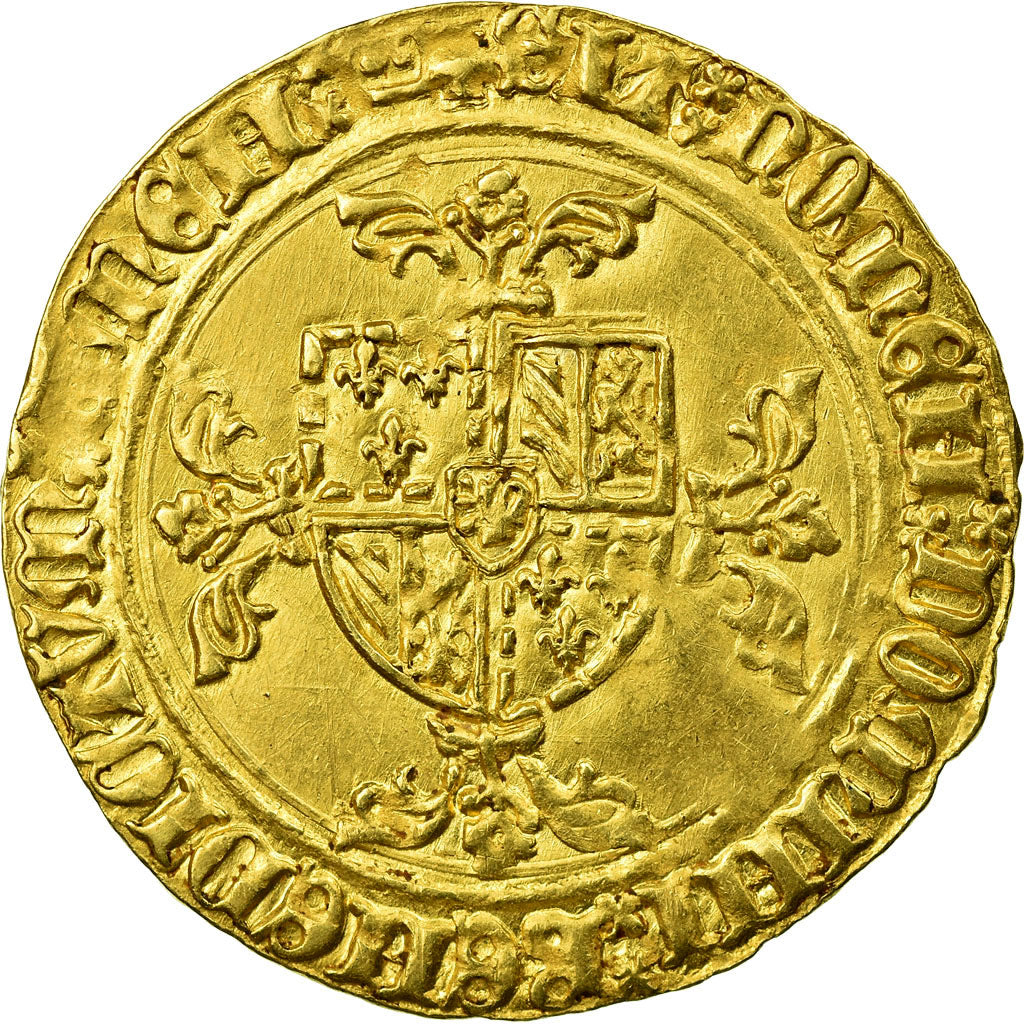 Monnaie, Flandre, Philippe le Bon, Lion d'or, Bruges, SUP, Or, Boudeau:2257