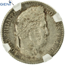 Coin, France, Louis-Philippe, 1/4 Franc, 1832, Lille, AU(55-58), Silver