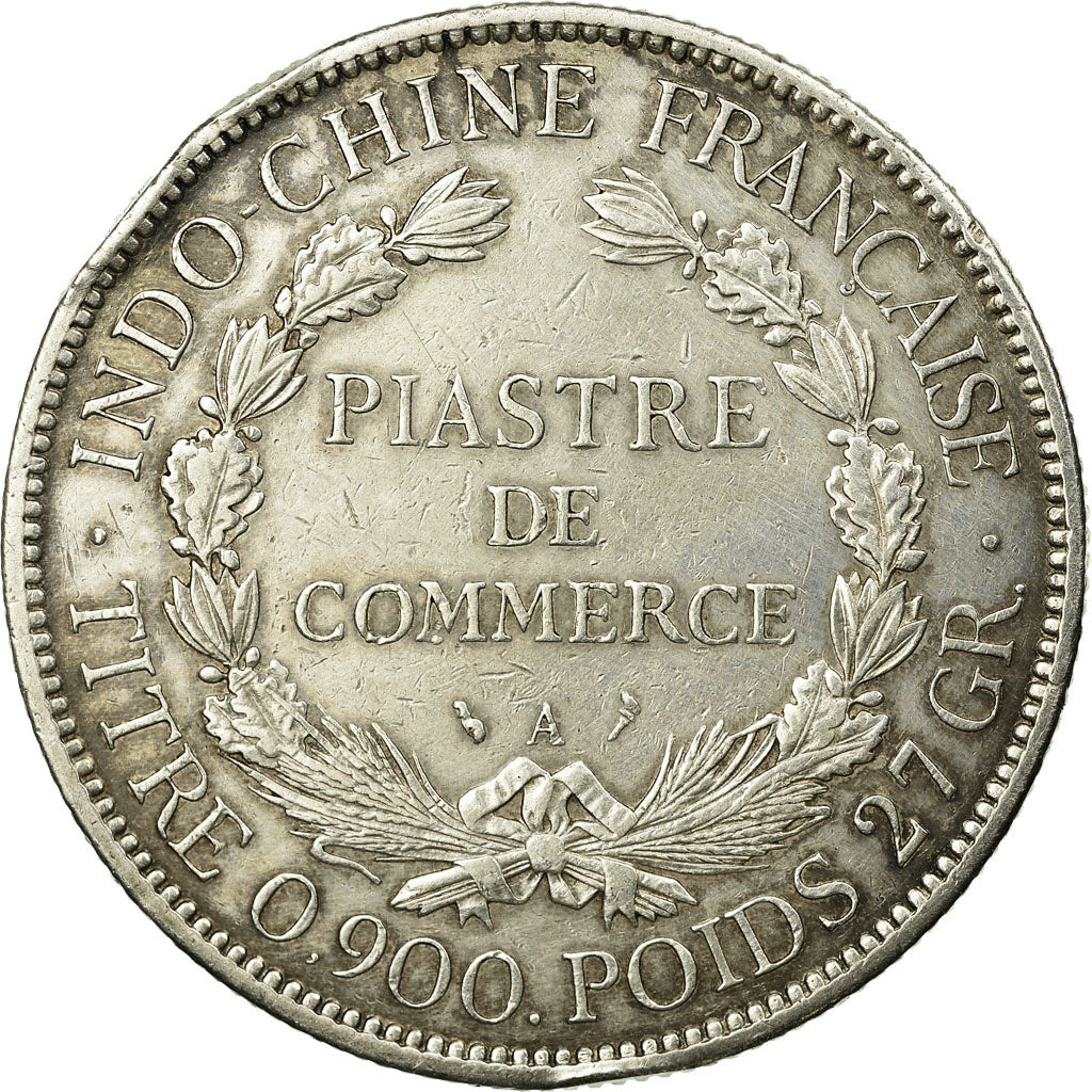 Coin, FRENCH INDO-CHINA, Piastre, 1900, Paris, EF(40-45), Silver, KM:5a.1