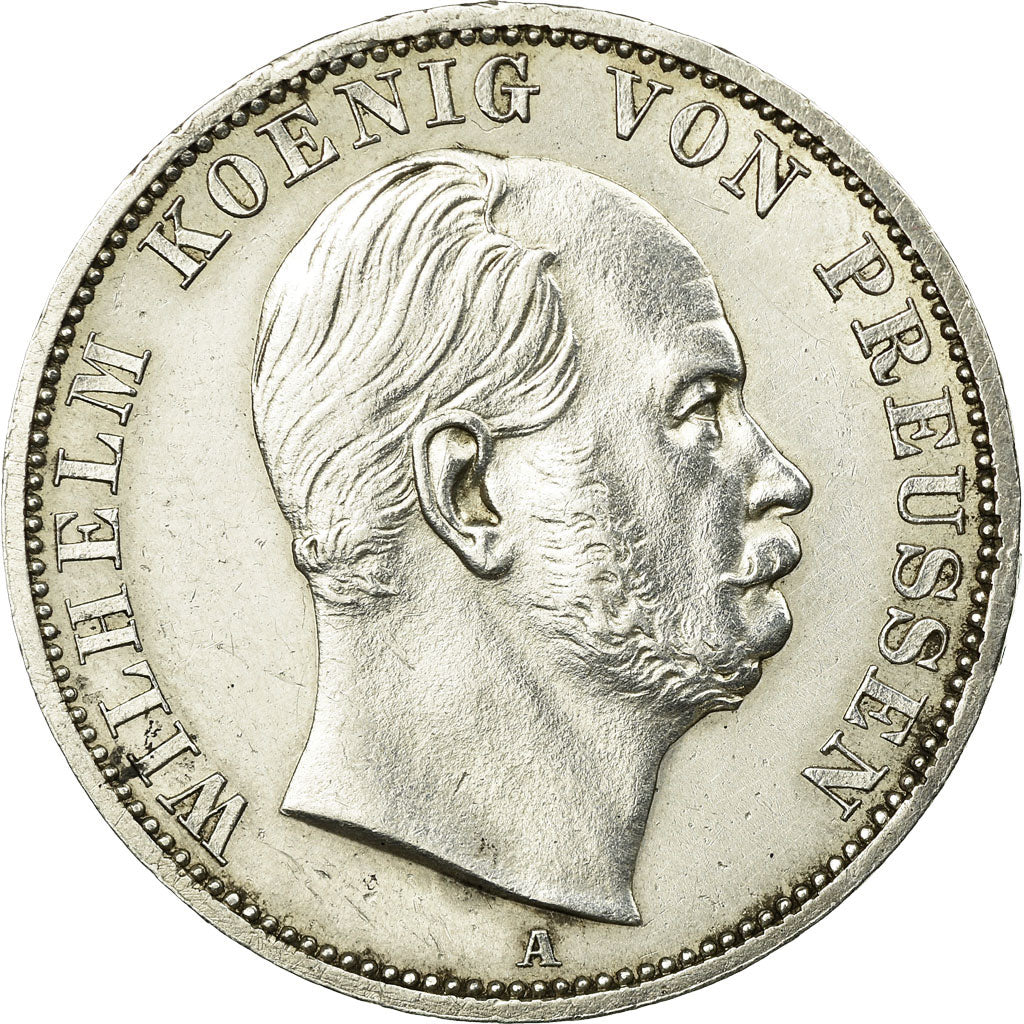 Coin, German States, PRUSSIA, Wilhelm I, Thaler, 1867, Berlin, AU(50-53)