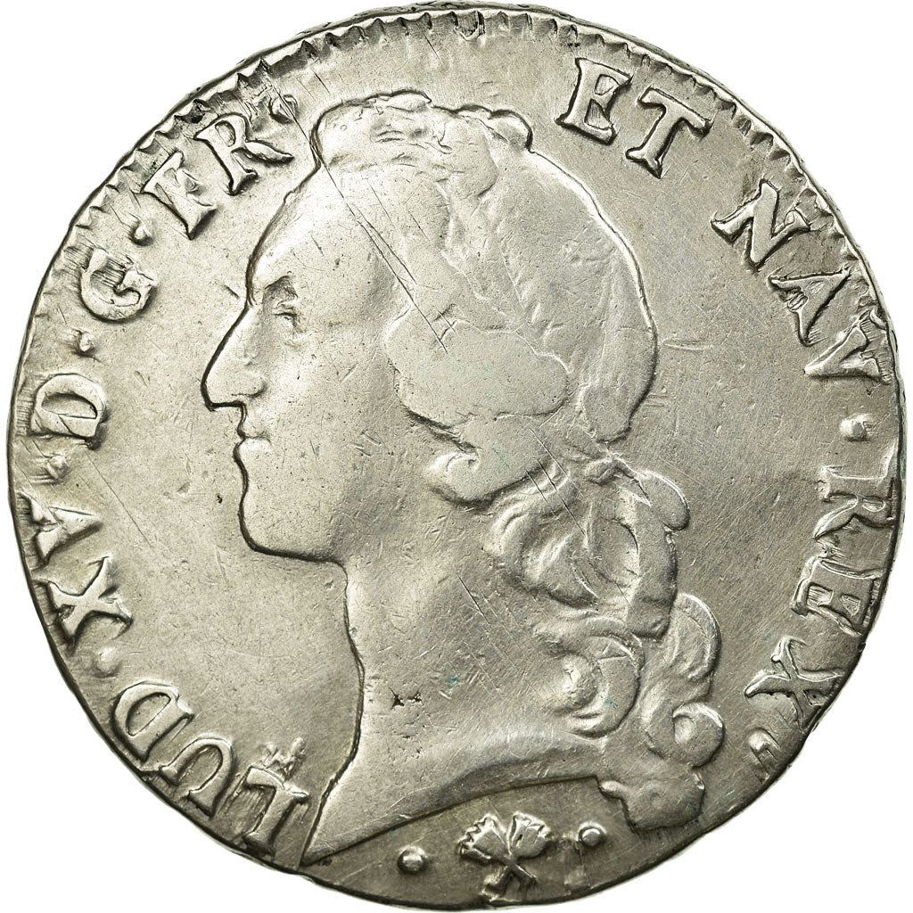 Moneta, Francia, Louis XV, Écu au bandeau, 1765, Bayonne, MB, Argento, KM 512.12