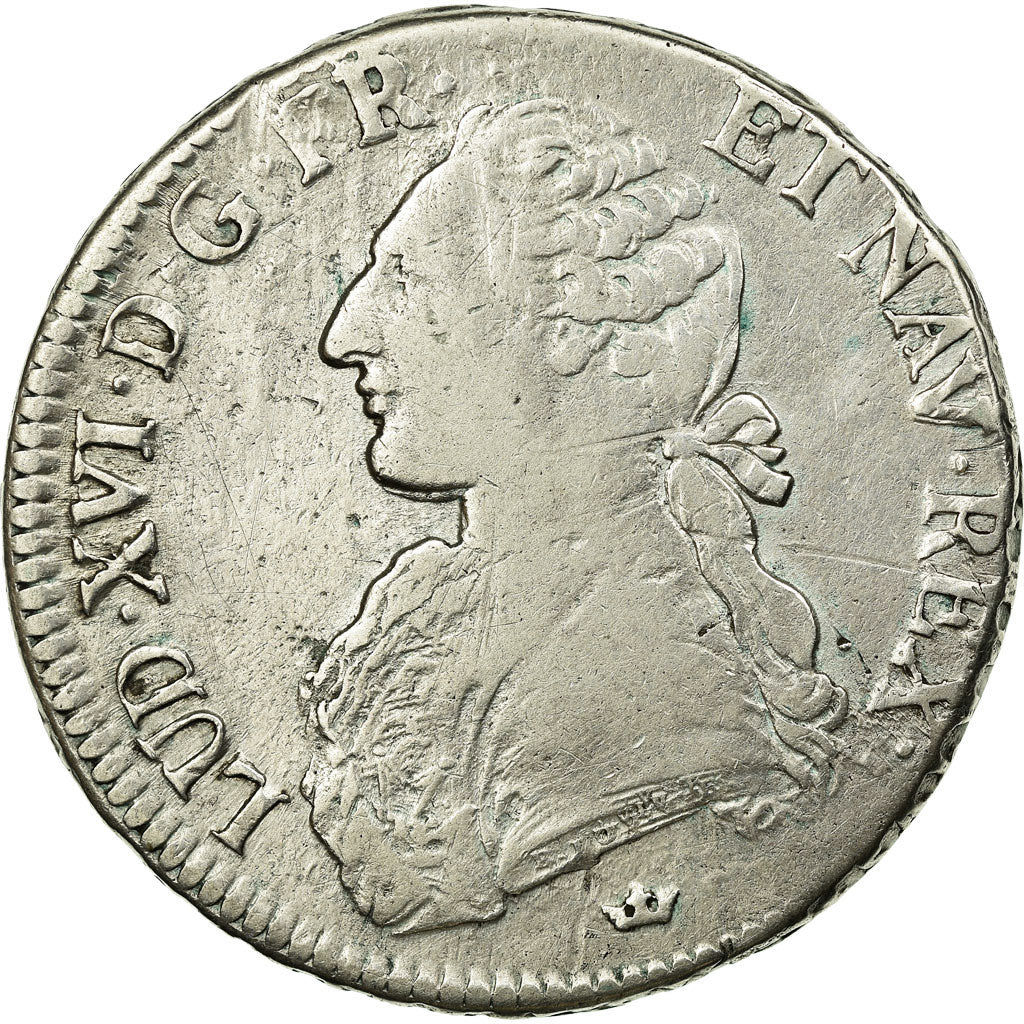Münze, Frankreich, Louis XVI, Écu aux branches d'olivier,1785,Toulouse,KM 564.10