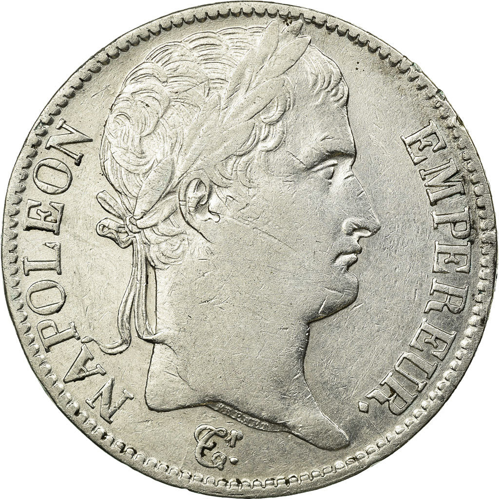 Coin, France, Napoléon I, 5 Francs, 1812, La Rochelle, VF(30-35), Silver