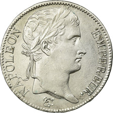 Coin, France, Napoléon I, 5 Francs, 1813, Perpignan, AU(50-53), Silver