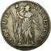 Monnaie, États italiens, PIEDMONT REPUBLIC, 5 Francs, An 10, TTB, Argent, KM:4
