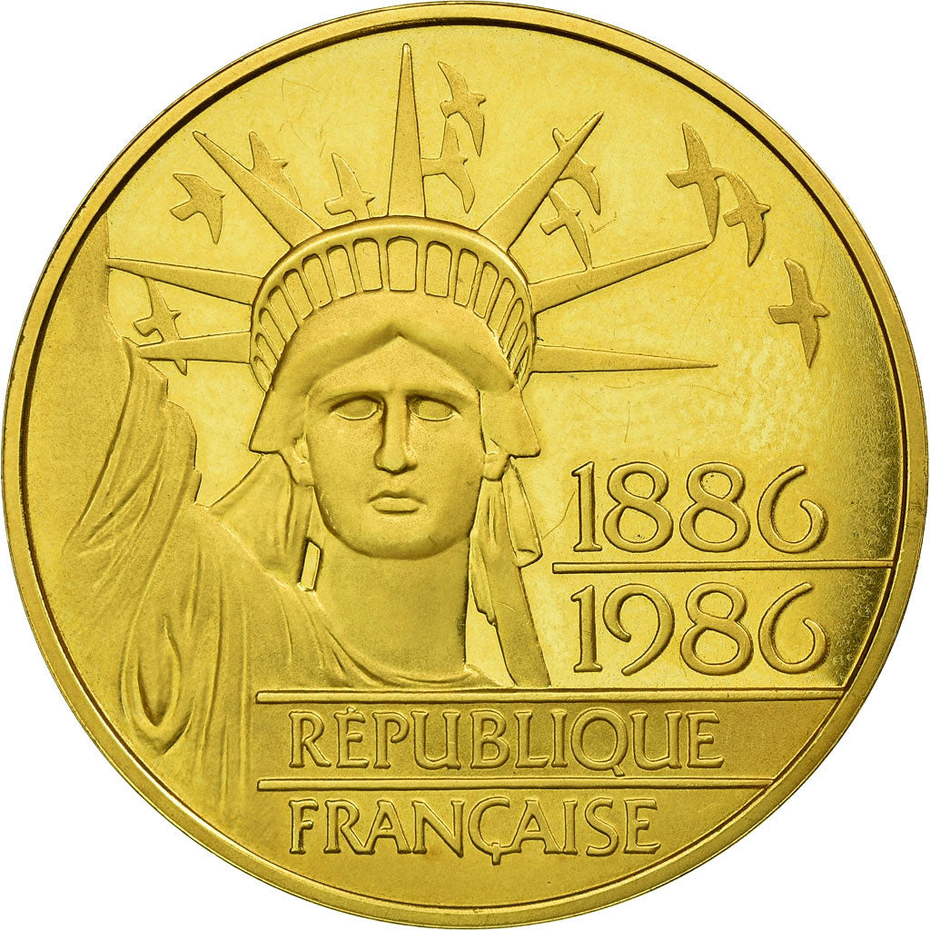 Münze, Frankreich, 100 Francs, 1986, UNZ, Gold, KM:960b, Gadoury:901