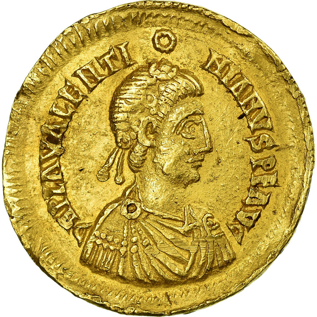 Monnaie, Valentinian III, Solidus, Ravenna, SUP+, Or,